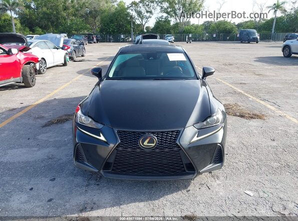 JTHBA1D25H5050865 2017 LEXUS IS 200T Black Вид щитка приладів