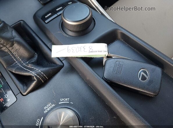 JTHBA1D25H5050865 2017 LEXUS IS 200T Black Вид панелі приладів