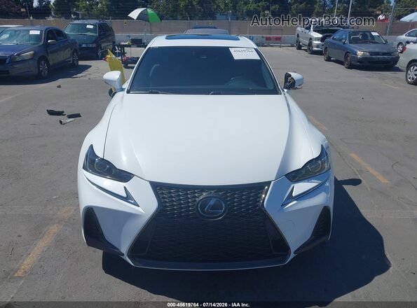 JTHBA1D25J5062018 2018 LEXUS IS 300 White Instrument cluster view