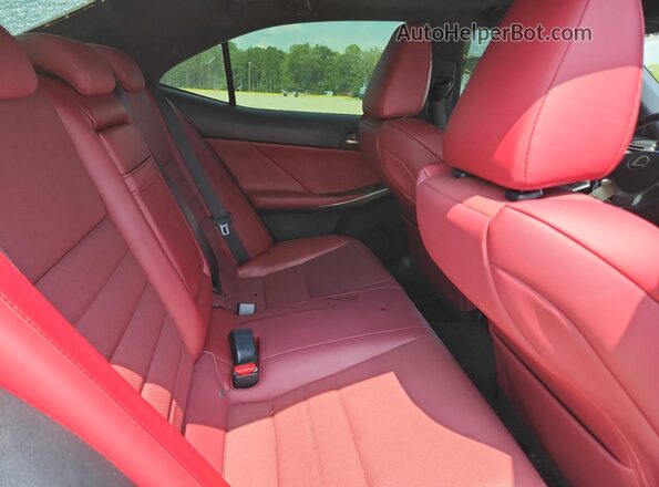 JTHBA1D25J5074606 2018 LEXUS IS Белый Вид задних сидений