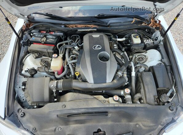 JTHBA1D25J5074606 2018 LEXUS IS Белый Вид задней части салона
