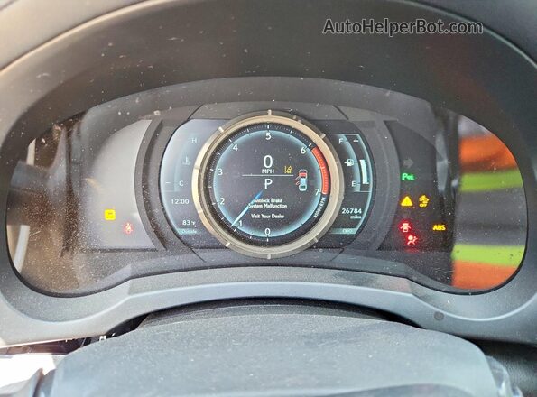JTHBA1D25K5093934 2019 LEXUS IS Black Vista del cuadro de instrumentos