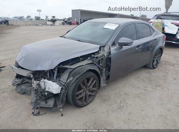 JTHBA1D26G5004170 2016 LEXUS IS 200T Серый Передняя левая четверть
