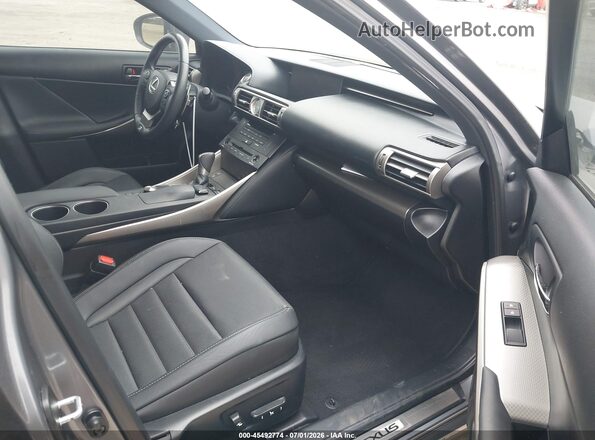 JTHBA1D26G5004170 2016 LEXUS IS 200T Серый Вид салона спереди