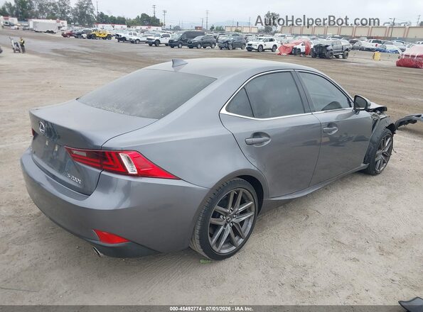 JTHBA1D26G5004170 2016 LEXUS IS 200T Серый Задняя правая четверть