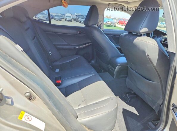JTHBA1D26G5009188 2016 LEXUS IS Gray Vista de los asientos traseros