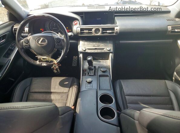 JTHBA1D26G5010275 2016 LEXUS IS White Առջևի վահանակի տեսք