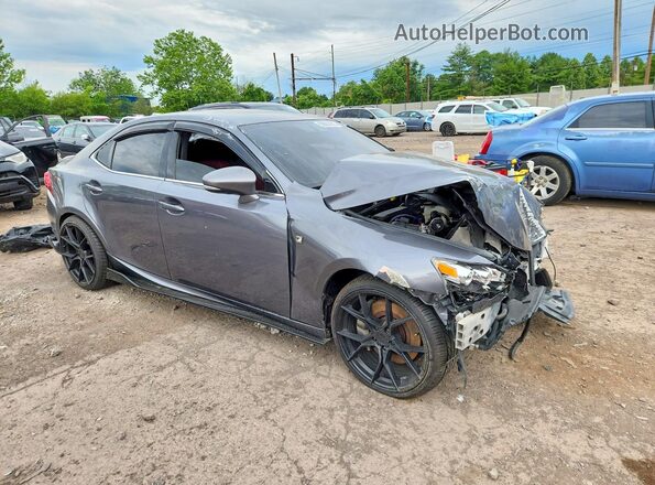 JTHBA1D26G5025696 2016 LEXUS IS Black Առջևի աջ