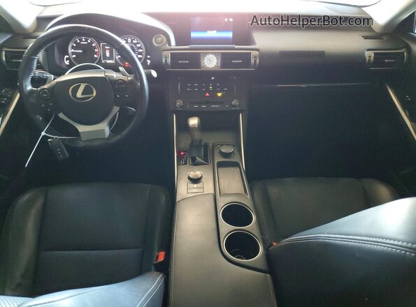 JTHBA1D26G5035130 2016 LEXUS IS Gray Vista del salpicadero