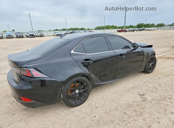 JTHBA1D26H5045402 2017 LEXUS IS Black Tył prawy