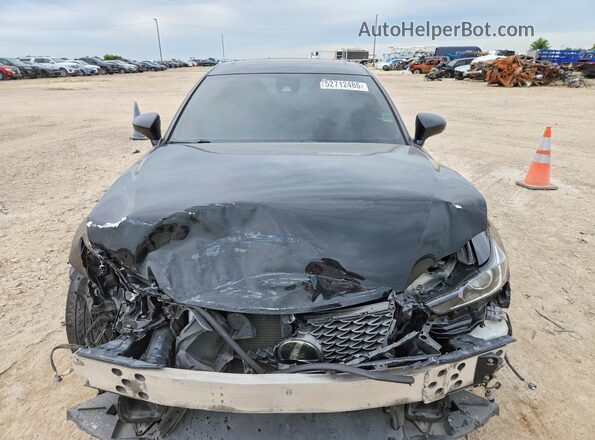 JTHBA1D26H5045402 2017 LEXUS IS Black Widok z przodu