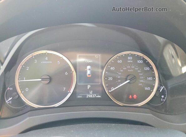 JTHBA1D26J5065669 2018 LEXUS IS Серебряный Вид щитка приборов