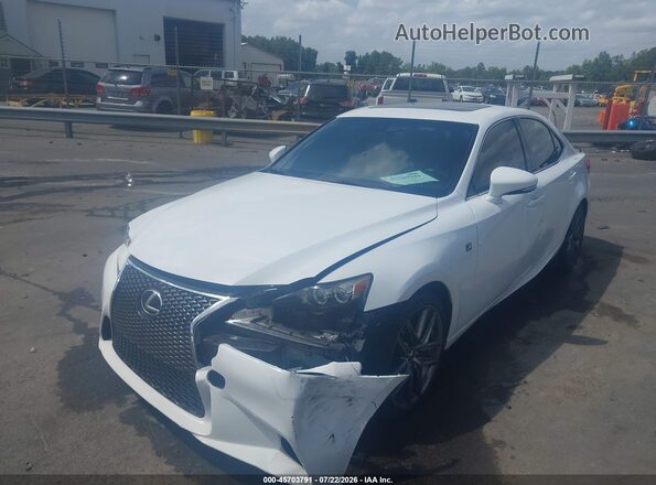 JTHBA1D27G5010558 2016 LEXUS IS 200T White Առջևի ձախ երեք քառորդ տեսարան