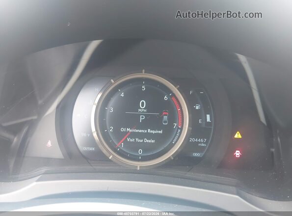 JTHBA1D27G5010558 2016 LEXUS IS 200T White Հետևի նստատեղերի տեսք