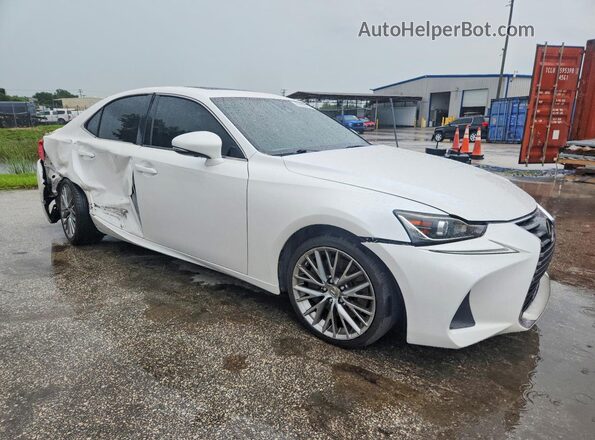 JTHBA1D27H5048745 2017 LEXUS IS Белый Передняя правая четверть