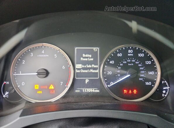 JTHBA1D27H5048745 2017 LEXUS IS Белый Вид щитка приборов
