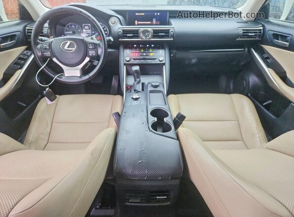 JTHBA1D27H5048745 2017 LEXUS IS Белый Вид панели приборов