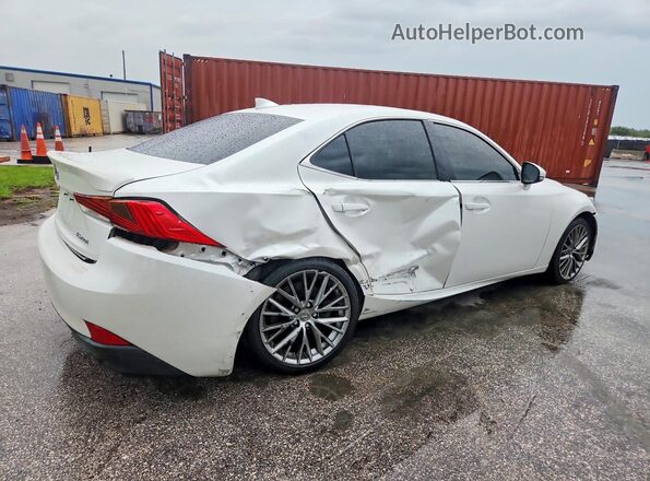 JTHBA1D27H5048745 2017 LEXUS IS Белый Задняя правая четверть