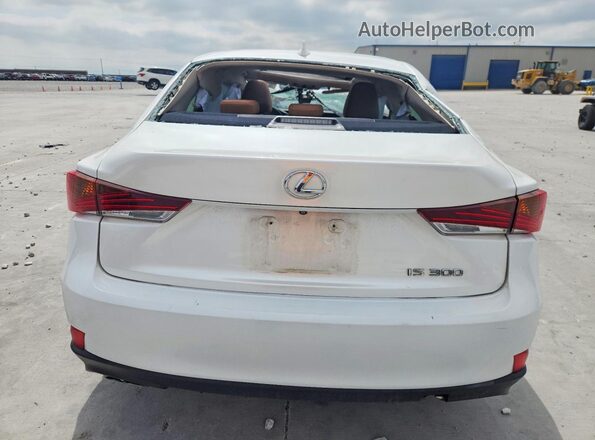 JTHBA1D27J5075210 2018 LEXUS IS White Հետևի տեսք