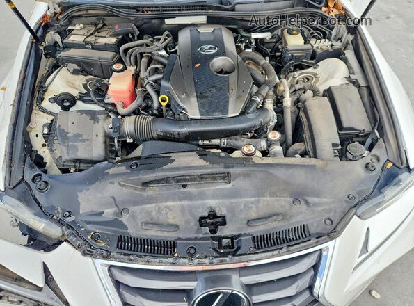 JTHBA1D27J5075210 2018 LEXUS IS White Սալոնի հետևի տեսք