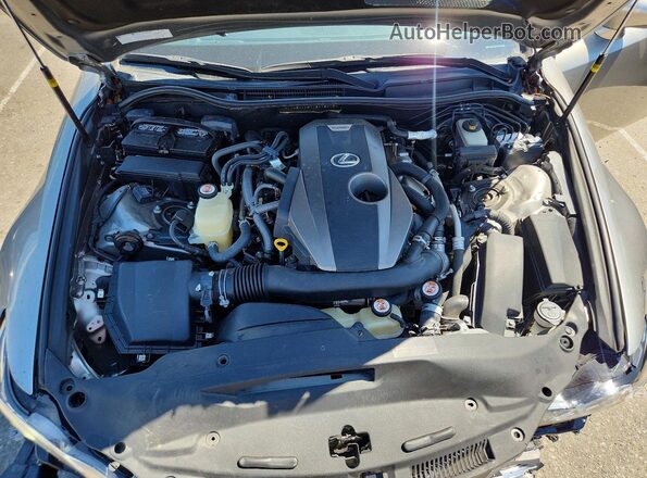 JTHBA1D27J5075403 2018 LEXUS IS Charcoal უკანა სალონის ხედი