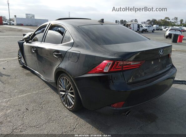 JTHBA1D28G5003652 2016 LEXUS IS 200T Black Rear left