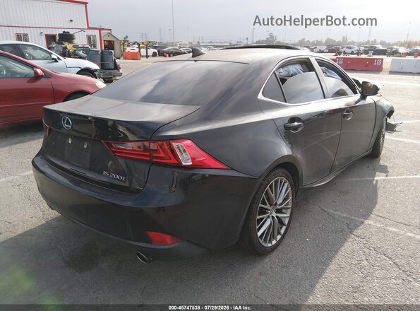 JTHBA1D28G5003652 2016 LEXUS IS 200T Black Rear right