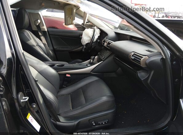 JTHBA1D28G5003652 2016 LEXUS IS 200T Black Front interior view