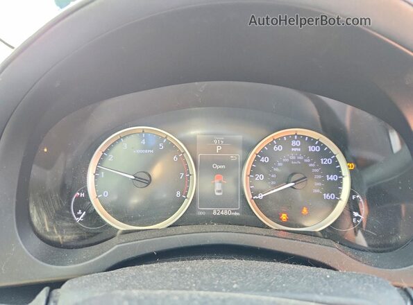 JTHBA1D28G5023366 2016 LEXUS IS Gray Вид щитка приладів