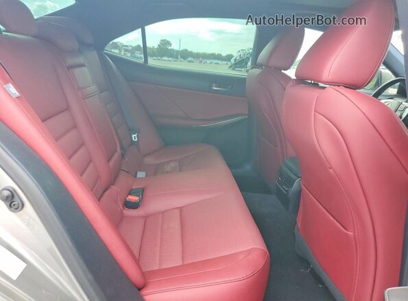 JTHBA1D28H5048348 2017 LEXUS IS Silver Vista de los asientos traseros