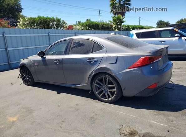 JTHBA1D28J5074017 2018 LEXUS IS Gray Հետևի ձախ
