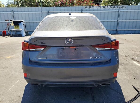 JTHBA1D28J5074017 2018 LEXUS IS Gray Հետևի տեսք