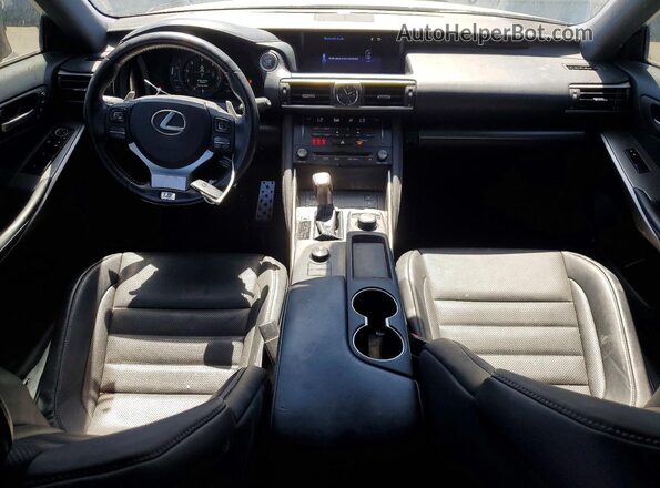 JTHBA1D28J5074017 2018 LEXUS IS Gray Առջևի վահանակի տեսք
