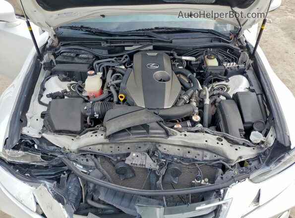 JTHBA1D28J5074342 2018 LEXUS IS White Սալոնի հետևի տեսք