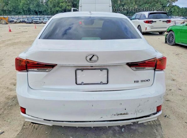 JTHBA1D28J5074342 2018 LEXUS IS White Հետևի տեսք