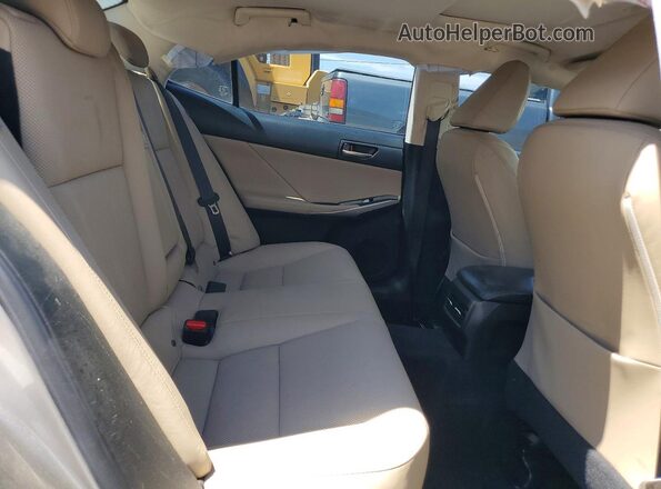 JTHBA1D28K5084080 2019 LEXUS IS Gold Widok tylnych siedzeń