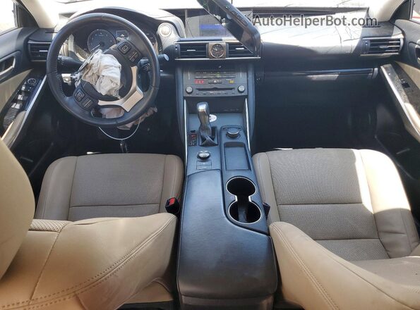 JTHBA1D28K5084080 2019 LEXUS IS Gold Widok deski rozdzielczej