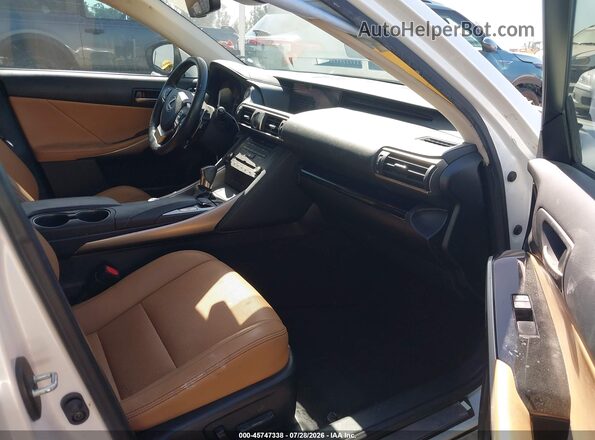 JTHBA1D28K5092504 2019 LEXUS IS 300 White Вид салону спереду