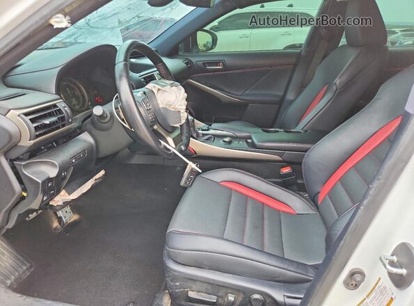 JTHBA1D28K5099954 2019 LEXUS IS White Вид салону спереду