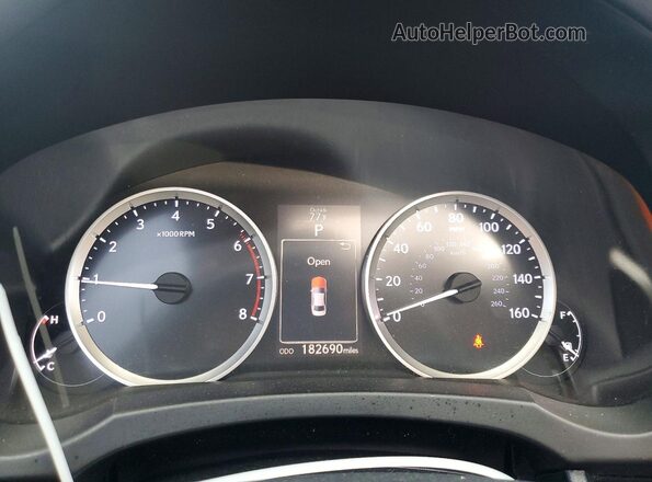 JTHBA1D29G5014367 2016 LEXUS IS Black Սարքավորումների վահանակի տեսք