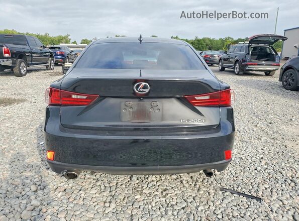 JTHBA1D29G5014367 2016 LEXUS IS Black Հետևի տեսք