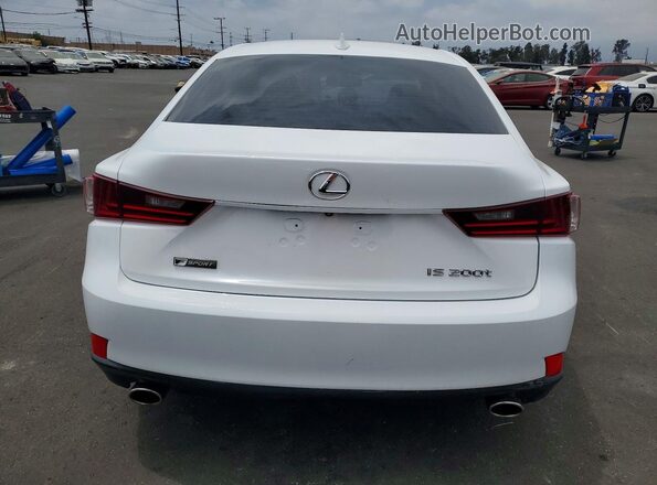 JTHBA1D29G5025174 2016 LEXUS IS White Widok z tyłu