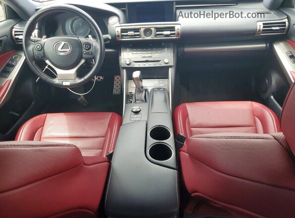 JTHBA1D29G5025174 2016 LEXUS IS White Widok deski rozdzielczej