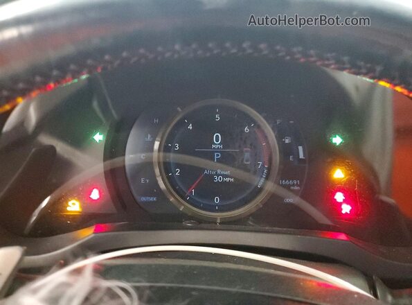 JTHBA1D29G5037308 2016 LEXUS IS Gray Вид щитка приладів