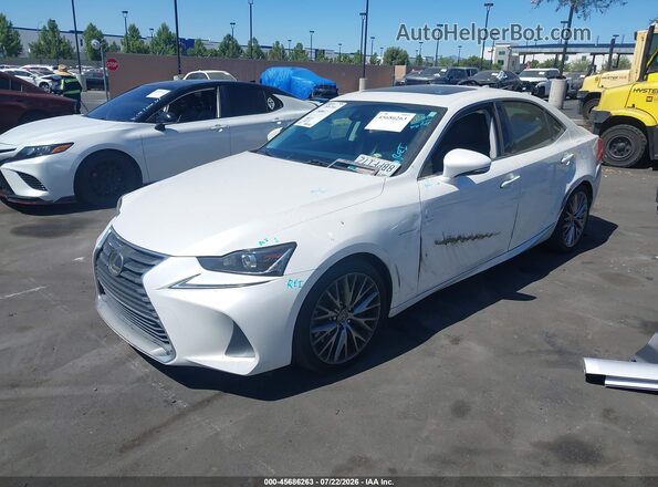 JTHBA1D29J5063849 2018 LEXUS IS 300 White Передня ліва чверть