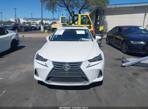 JTHBA1D29J5063849 2018 LEXUS IS 300 White Вид щитка приладів