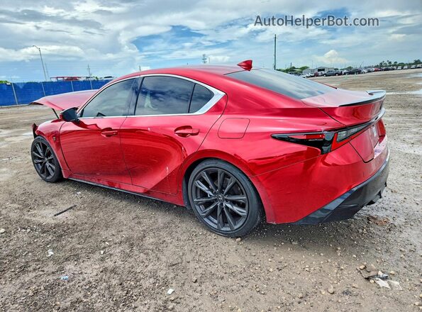 JTHBA1D29R5130977 2024 LEXUS IS Red Rear left