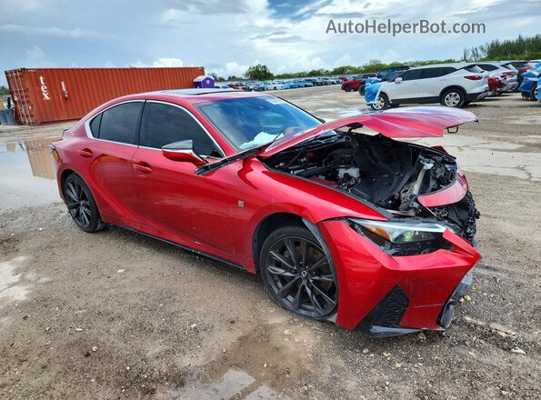 JTHBA1D29R5130977 2024 LEXUS IS Red Front right