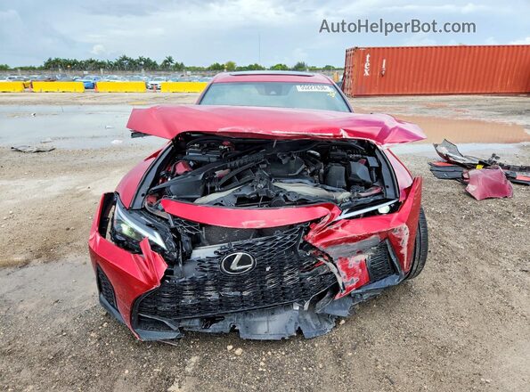 JTHBA1D29R5130977 2024 LEXUS IS Red Front view