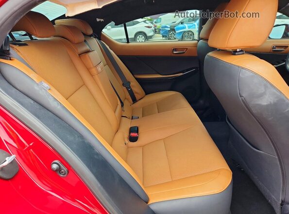 JTHBA1D29R5130977 2024 LEXUS IS Red Rear seats view